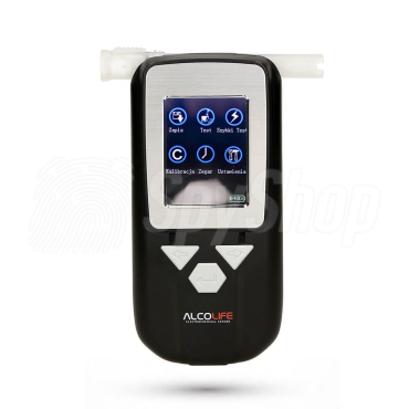 AlcoLife F5 PRO - dowodowy alkomat elektrochemiczny z bezprzewodową komunikacją z drukarką