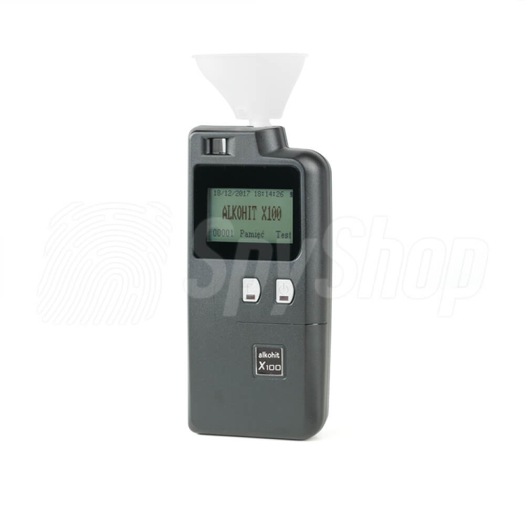 Dowodowy alkomat elektrochemiczny Alkohit X100 - precyzyjne wyniki dla policji, kierowców i firm